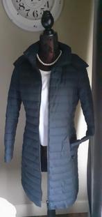 Lange donkerblauwe winterjas XS, Kleding | Dames, Jassen | Winter, Maat 34 (XS) of kleiner, Blauw, Ophalen of Verzenden, Zo goed als nieuw