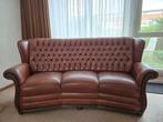 chesterfield 3-zits bank en 1 fauteuil, Ophalen, Gebruikt, Overige maten, 200 tot 250 cm
