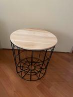 Draadmand Opberger / Bijzettafel, Huis en Inrichting, Minder dan 45 cm, Minder dan 55 cm, Rond, Ophalen of Verzenden