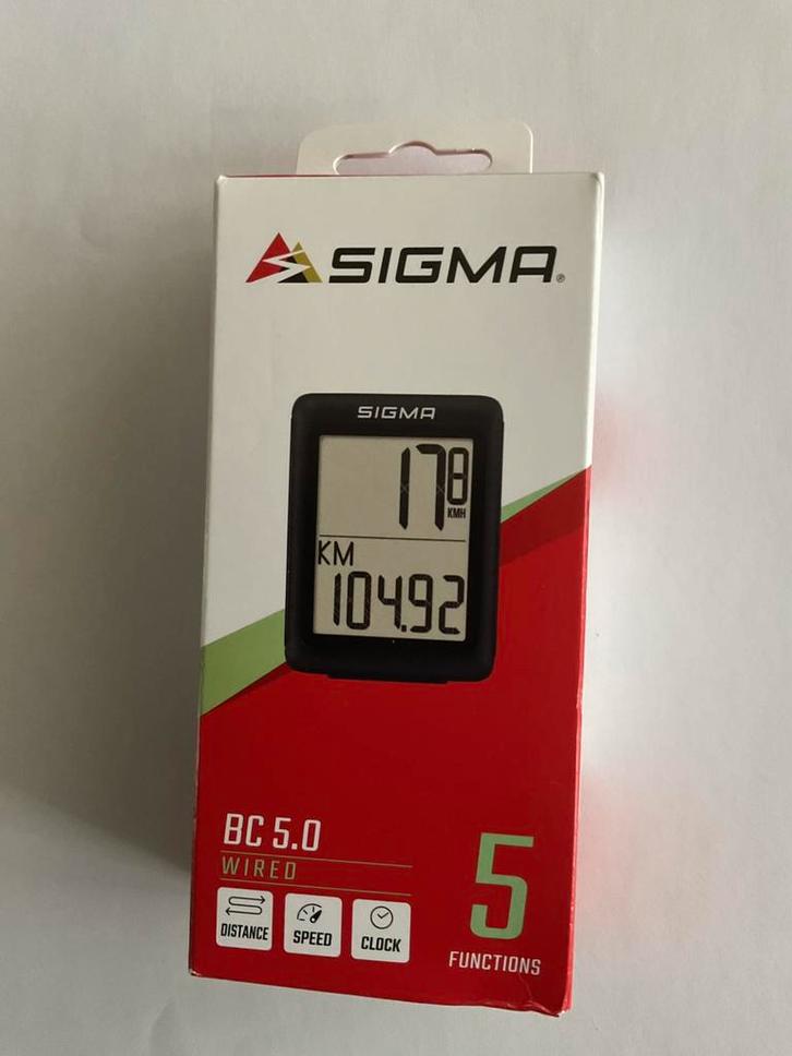 SIGMA BC 5.0 WIRED, Fietsen en Brommers, Fietsaccessoires | Fietscomputers, Nieuw, Ophalen of Verzenden