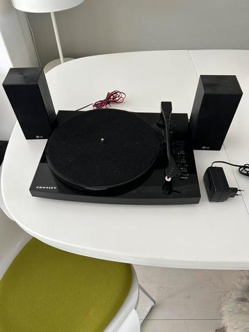 Crosley platenspeler met boxen vaste minimale prijs beschikbaar voor biedingen
