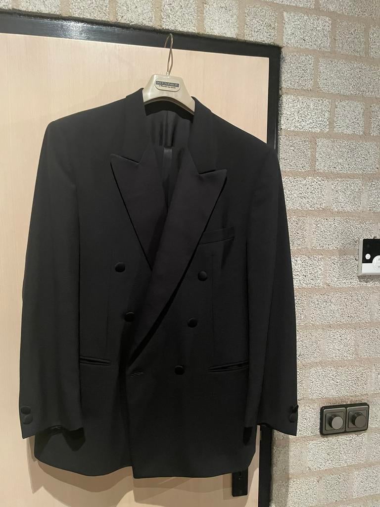 Smoking Maat 50-52 Zo Goed Als Nieuw, Kleding | Heren, Kostuums en Colberts, Ophalen of Verzenden, Zo goed als nieuw, Maat 52/54 (L)