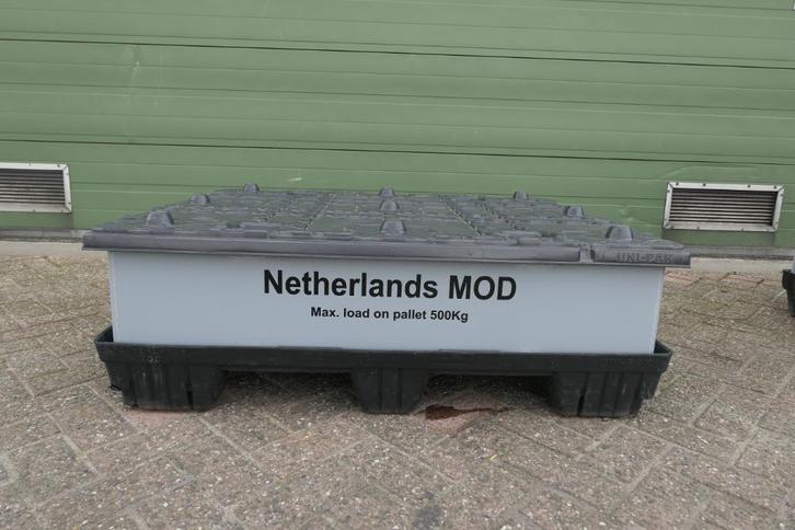 Uni-pak palletbox opvouwbare palletbak kunststof pallet, Doe-het-zelf en Verbouw, Kratten en Dozen, Gebruikt, Overige typen, 100 cm of meer