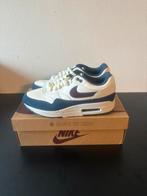 Nike Air Max 1 Coconut Milk Burgundy Crush Navy | EU 41, Blauw, Nike, Nieuw, Ophalen of Verzenden