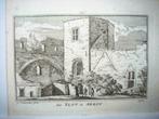 245 / Abcoude  het Slot Kopergravure  18e Eeuw, Antiek en Kunst, Kunst | Etsen en Gravures, Ophalen of Verzenden