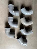 Pvc bochten 110mm, Doe-het-zelf en Verbouw, Buizen en Afvoer, Ophalen, Bochten, Gebruikt, Pvc