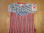 Vingino Grijs melange t shirt mt 80 meisje nieuw, Meisje, Nieuw, Ophalen of Verzenden, Vingino