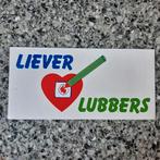 Vintage sticker politiek CDA liever lubbers  kiezen, Overige typen, Ophalen of Verzenden, Zo goed als nieuw