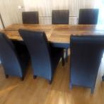 Eetkamer compleet, Ophalen, Zo goed als nieuw, 4 tot 6 stoelen