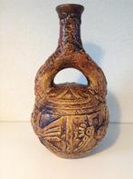 Vintage Fat Lava aardewerk Maya Tiki vaas Jasba Ceramics, Antiek en Kunst, Antiek | Vazen, Ophalen of Verzenden