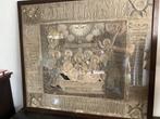 Antiek borduurwerk zilver-gouddraad, zijde, 18e eeuw, Antiek en Kunst, Ophalen