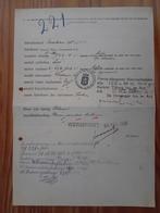 Invoerdocument Pontiac 1938 Wernhout-Tilburg, Verzenden, Gebruikt, Auto's