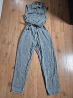 Grijze denim jumpsuit maat 36 Amisu, Kleding | Dames, Ophalen of Verzenden, Zo goed als nieuw, Maat 36 (S), Grijs