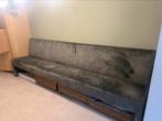 Groene velour Eetbank van 3 meter lang, Huis en Inrichting, Stoelen, Ophalen, Overige kleuren, Zo goed als nieuw, Eén