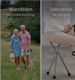 Wandelstok gebruikt, Diversen, Wandelstokken, Ophalen, Opvouwbaar, Gebruikt
