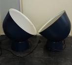 Vloerlamp blauw Ikea 2x, Huis en Inrichting, Lampen | Vloerlampen, Gebruikt, Minder dan 100 cm, Metaal, Antiek