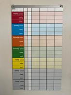 Metalen week planbord met magneetjes, Ophalen of Verzenden, Zo goed als nieuw