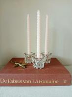 Reims France kaarsenhouders kandelaar, Antiek en Kunst, Antiek | Glas en Kristal, Ophalen of Verzenden