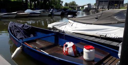 Mooie Giethoornse stalen boot, punter, Hobby en Vrije tijd, Overige Hobby en Vrije tijd, Gebruikt, Ophalen