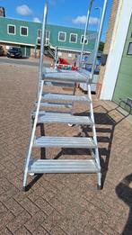 Bordestrap magazijntrap  onderhoudstrap bordeshoogte 120 cm, Ophalen, Gebruikt, Trap, Minder dan 2 meter