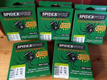 Spiderwire Stealth Smooth X12 (0.19/18 kilo) 150meters beschikbaar voor biedingen