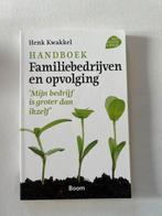 Handboek Familiebedrijven en opvolging - Kwakkel, Ophalen of Verzenden, Zo goed als nieuw, Management