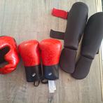 Complete kickbox beschermingsset, Sport en Fitness, Boksen, Ophalen of Verzenden, Zo goed als nieuw, Bokszak