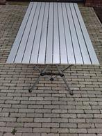 Lichtgewicht kampeer(rol)tafel van alluminium (120x70), Ophalen, Gebruikt, Campingtafel