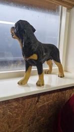 Prachtig groot beeld Rottweiler, Verzamelen, Ophalen of Verzenden, Zo goed als nieuw, Beeldje of Figuurtje, Hond of Kat