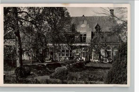 Havelte Volkshogeschool OVERCINGE zegel + st 1951, Verzamelen, Ansichtkaarten | Nederland, Gelopen, Drenthe, 1940 tot 1960, Ophalen of Verzenden