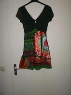 Superleuke Desigual jurk groen/zwart maat M., Kleding | Dames, Maat 38/40 (M), Ophalen of Verzenden, Zo goed als nieuw, Desigual