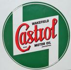 Grote Benzine pomp stickers Castrol Olie Gas Texaco, Ophalen of Verzenden, Nieuw, Overige typen