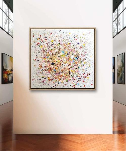 Love is a flower enjoy it, Antiek en Kunst, Kunst | Schilderijen | Abstract, Ophalen