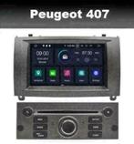 Peugeot 407 navigatie radio android 10 wifi dab+ carkit usb, Auto diversen, Autoradio's, Ophalen of Verzenden, Nieuw