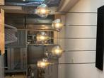 Hanglamp met glazen bollen, Ophalen, Zo goed als nieuw, Glas, 75 cm of meer