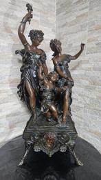 AMoreau 2Lady/Child Sculptur stijlen 1900,LudevijkXVI,Barok, Ophalen