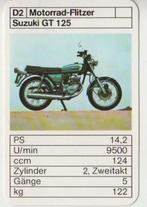 Kw1282 motorkaartje d2 suzuki gt 125, Verzamelen, Ophalen of Verzenden, Zo goed als nieuw