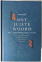 Brouwers, Claes: HET JUISTE WOORD., Ophalen of Verzenden, Zo goed als nieuw, Overige uitgevers, Nederlands