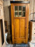 Smalle Vintage kast Franse eendeurskast, Antiek en Kunst, Ophalen