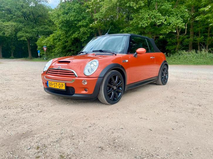 Mini 1.6 16V Cooper S Cabrio 2006 Rood, Auto's, Mini, Benzine, G, Cabriolet, Handgeschakeld, Origineel Nederlands, Rood, Voorwielaandrijving
