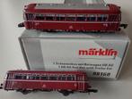 MÄRKLIN Z 88168 2-delige railbus  (Schienenbus mit Beiwagen), Gelijkstroom, Wagon, Ophalen of Verzenden, Zo goed als nieuw