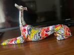 street A graffiti liggende windhond whippet greyhound, Antiek en Kunst, Ophalen of Verzenden