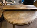 Ovale eikenhouten tafel, Antiek en Kunst, Antiek | Meubels | Tafels, Ophalen of Verzenden