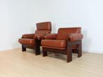 vintage set fauteuils M. Visser Spectrum SZ73, SZ74, Ophalen, Gebruikt, Minder dan 75 cm, Vintage