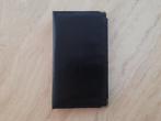 Zwarte portefeuille/portemonnee met notieblok,  pen en loep, Verzenden, Nieuw, Zwart, Overige merken