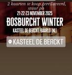 2 x Bosburcht Festival wintereditie, Tickets en Kaartjes, Twee personen