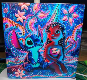 Lilo en Stitch kerstkaart 2  beschikbaar voor biedingen
