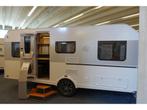 Knaus Sport 500 EU; mooi compleet en luxe af fabriek, Caravans en Kamperen, Caravans, Rondzit, Bedrijf, Schokbreker, 5 tot 6 meter