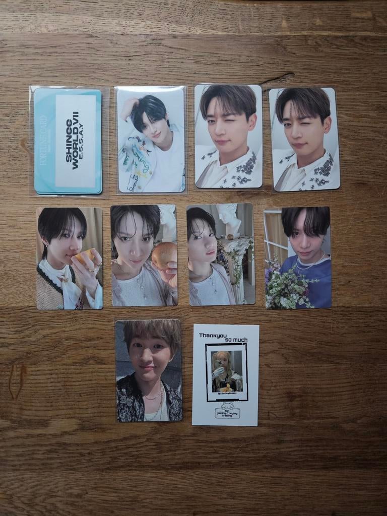 Shinee kpop photocards, Ophalen of Verzenden, Zo goed als nieuw, Foto of Kaart