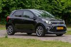 Kia Picanto 1.0 CVVT Design Edition Carplay 1e Eig NL-auto +, Auto's, Kia, Gebruikt, Zwart, Bedrijf, Handgeschakeld